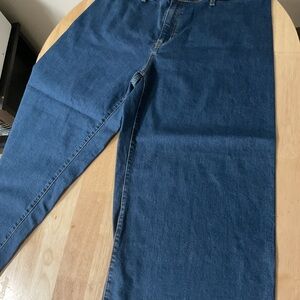Women High Rise Waist Sailor Wide Leg 90s Y2K Blue Jeans Universal Thread Sz 17